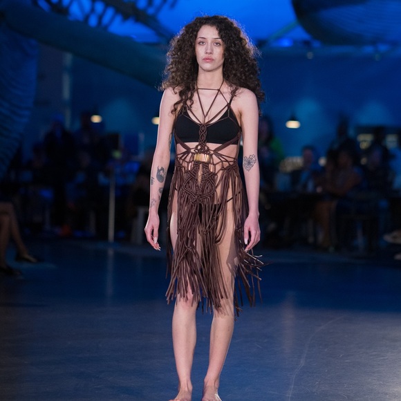 Handmade Macramé Rope Dress GoodVibeGoda Original Design - Picture 12 of 16